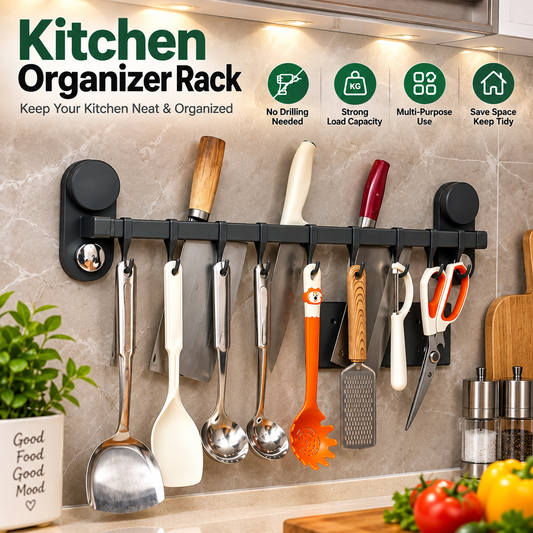 Multi-Purpose Kitchen Organizer Rack