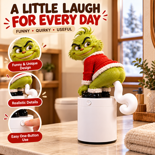 Funny Automatic Toilet Paper Dispenser – Novelty Holiday Gift