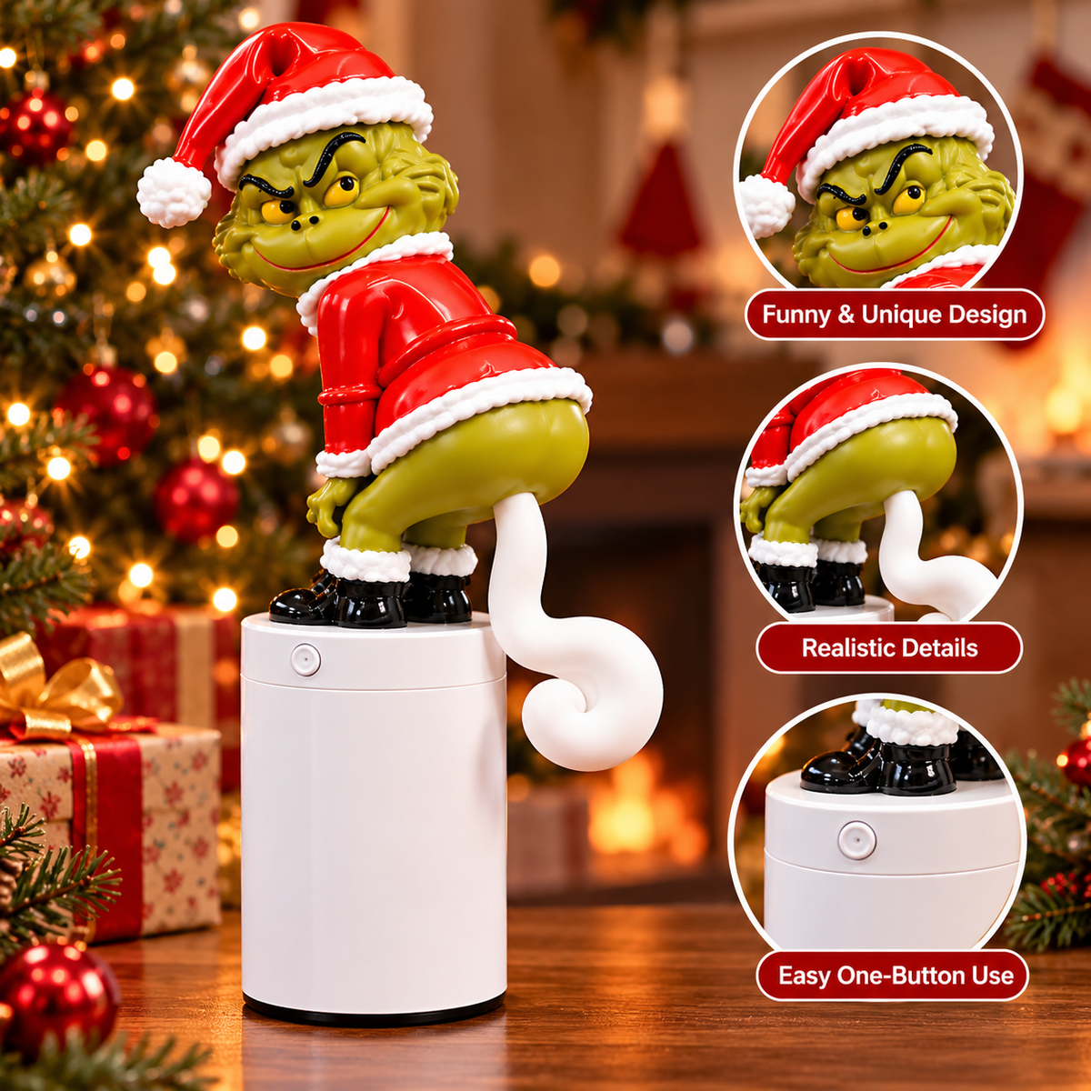 Funny Automatic Toilet Paper Dispenser – Novelty Holiday Gift