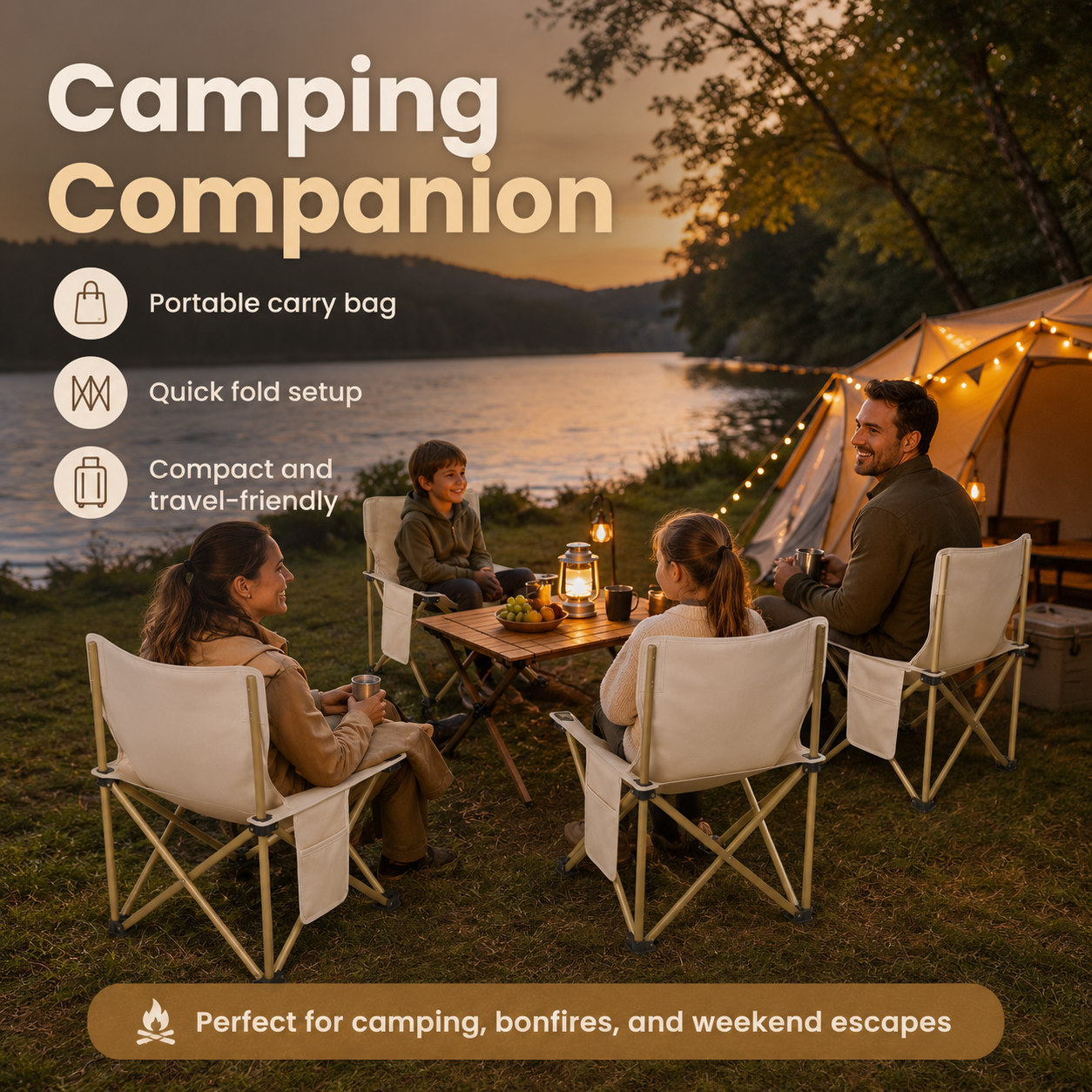 Outdoor Portable Folding Stool Camping Collapsible Foot Stool Hiking Beach Travel Picnic Fishing Seat Tools Ultralight Picnic