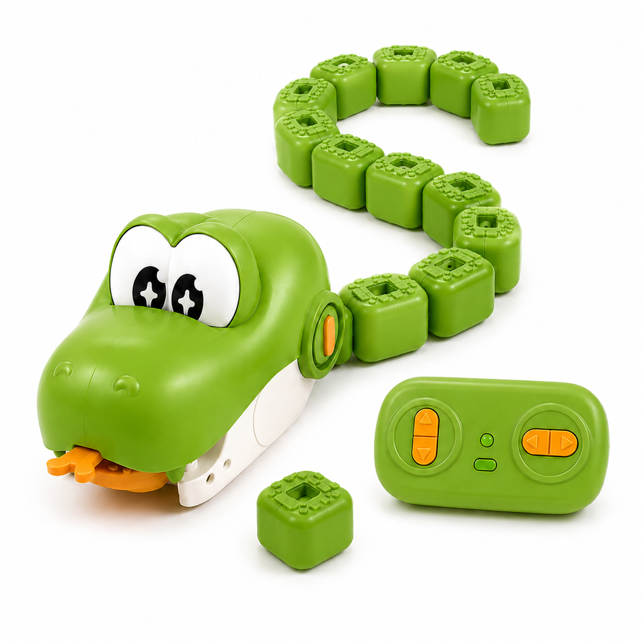 Electric Magnetic Greedy Snake RC Car Set Two Player Battle Interactive Game Toy Remote Control Vehicle Play Gift