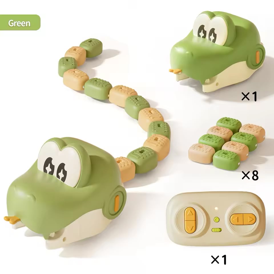 Electric Magnetic Greedy Snake RC Car Set Two Player Battle Interactive Game Toy Remote Control Vehicle Play Gift