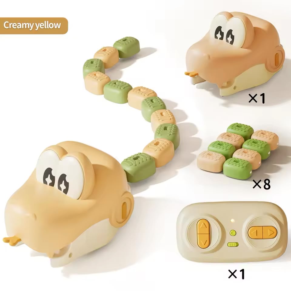 Electric Magnetic Greedy Snake RC Car Set Two Player Battle Interactive Game Toy Remote Control Vehicle Play Gift