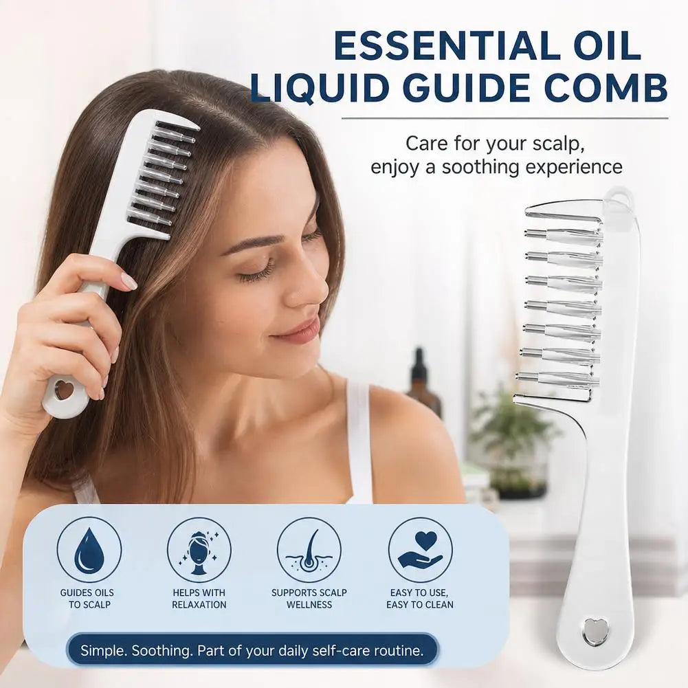 Peigne Lumine et flacon d'huile