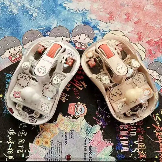 Anime Chiikawa Cartoon Doll Cute Wireless Mouse Good Looks Bluetooth Mute Office Magnetic Attraction Birthday Gift Rechargeable