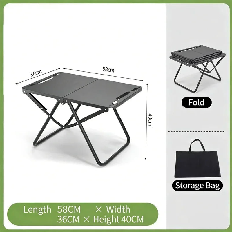 Outdoor tactical table multifunctional folding table camping lightweight small tea table picnic table camping equipment