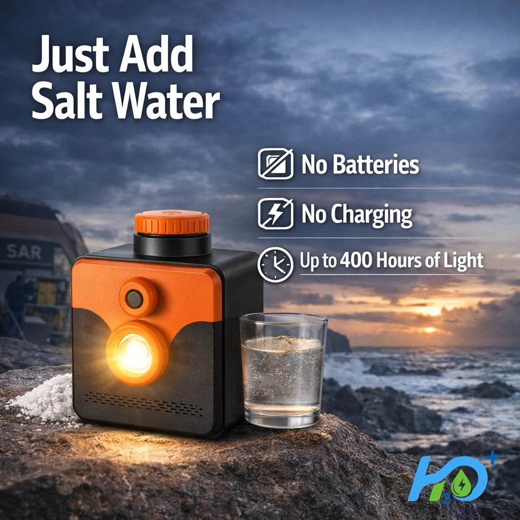 Disposable Salt Water Lamp Outdoor Portable Lantern Garden Tent Camp Backyard Fishing Camping Light Used for 300-400 Hours