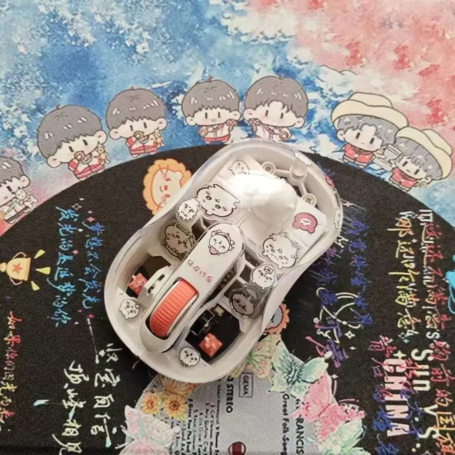 Anime Chiikawa Cartoon Doll Cute Wireless Mouse Good Looks Bluetooth Mute Office Magnetic Attraction Birthday Gift Rechargeable