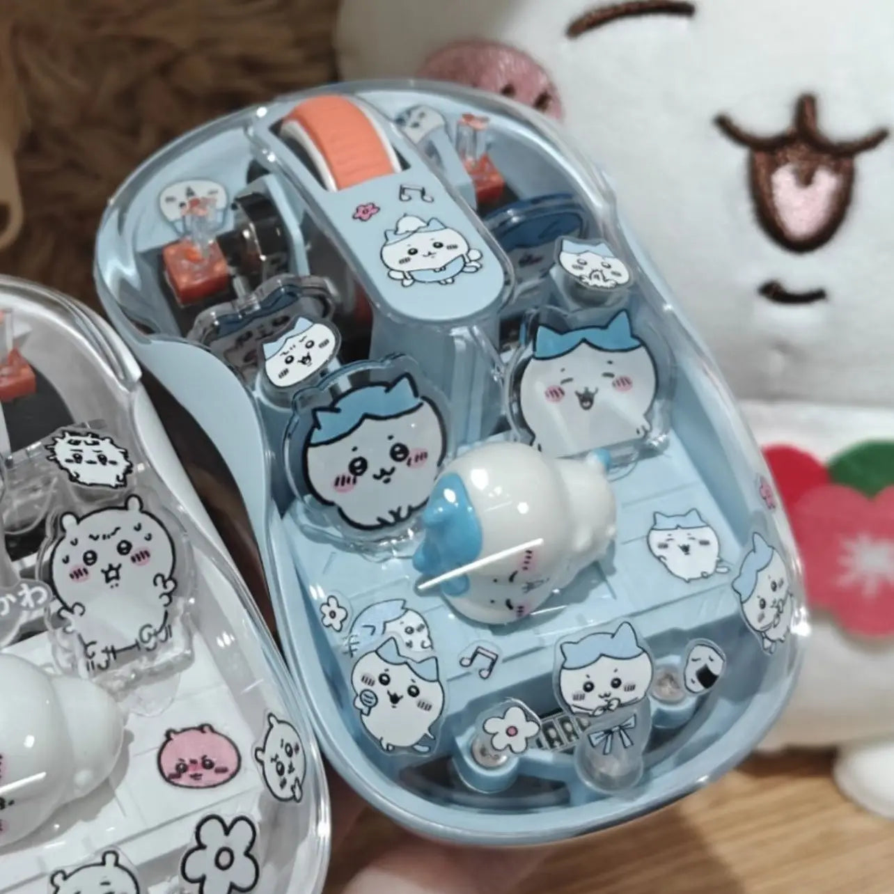 Anime Chiikawa Cartoon Doll Cute Wireless Mouse Good Looks Bluetooth Mute Office Magnetic Attraction Birthday Gift Rechargeable