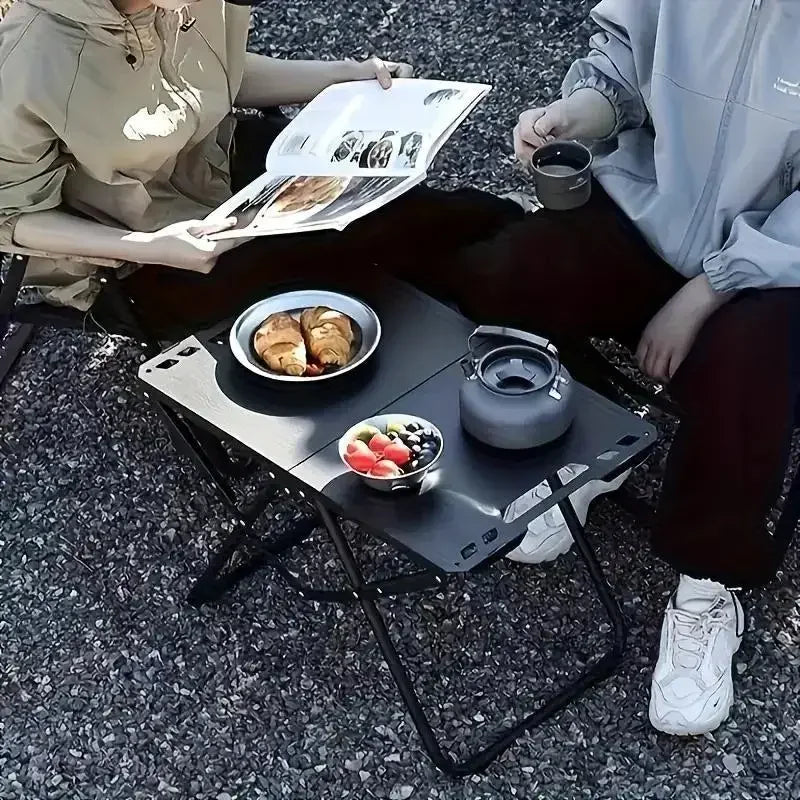 Outdoor tactical table multifunctional folding table camping lightweight small tea table picnic table camping equipment