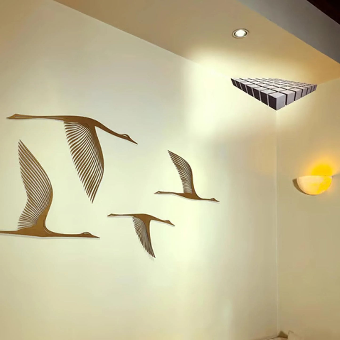 3D Wall Art Optical Illusion Wall Decal Creative 3D Impossible Corners That Reshapes Reality Illusionary Wall Sticker Home Decor