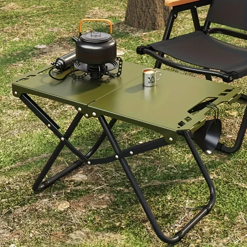 Outdoor tactical table multifunctional folding table camping lightweight small tea table picnic table camping equipment