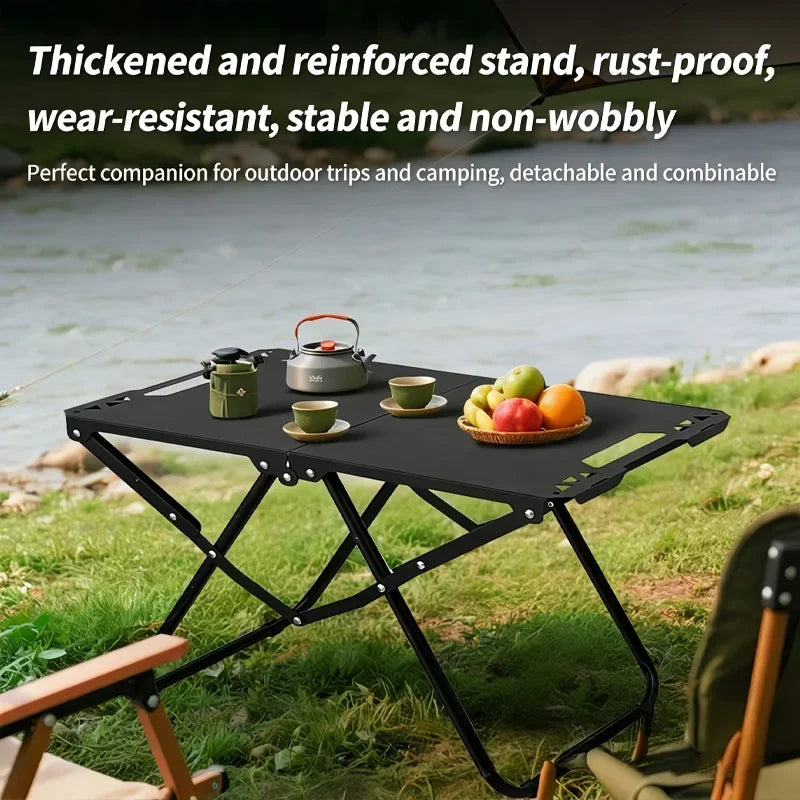 Outdoor tactical table multifunctional folding table camping lightweight small tea table picnic table camping equipment