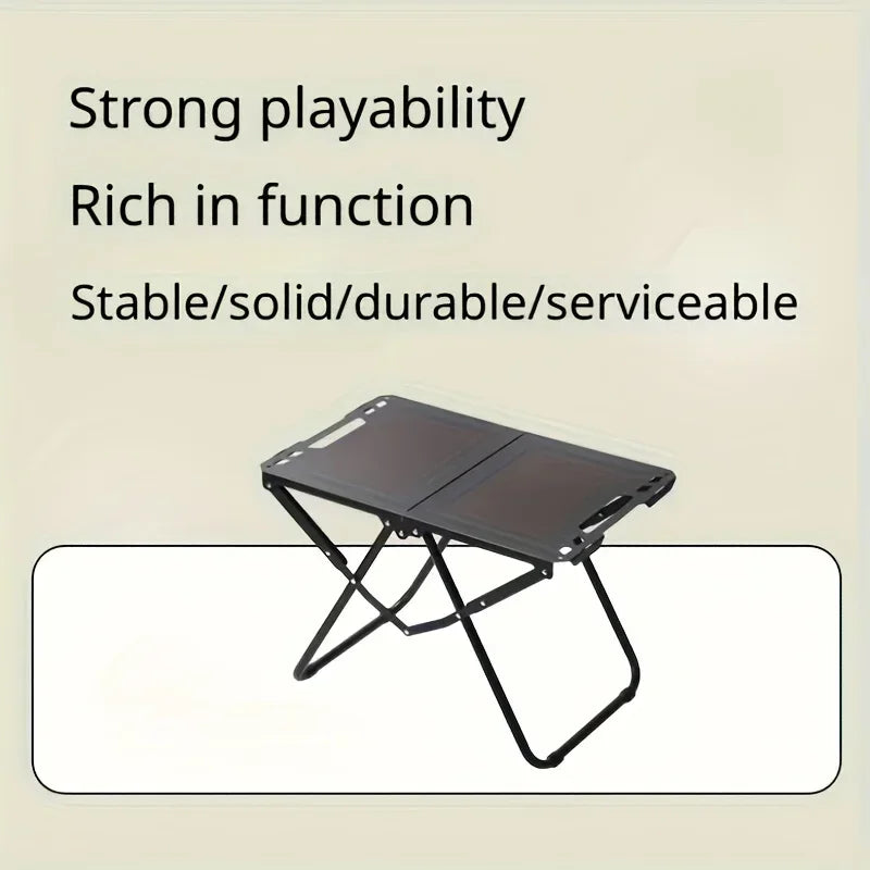 Outdoor tactical table multifunctional folding table camping lightweight small tea table picnic table camping equipment