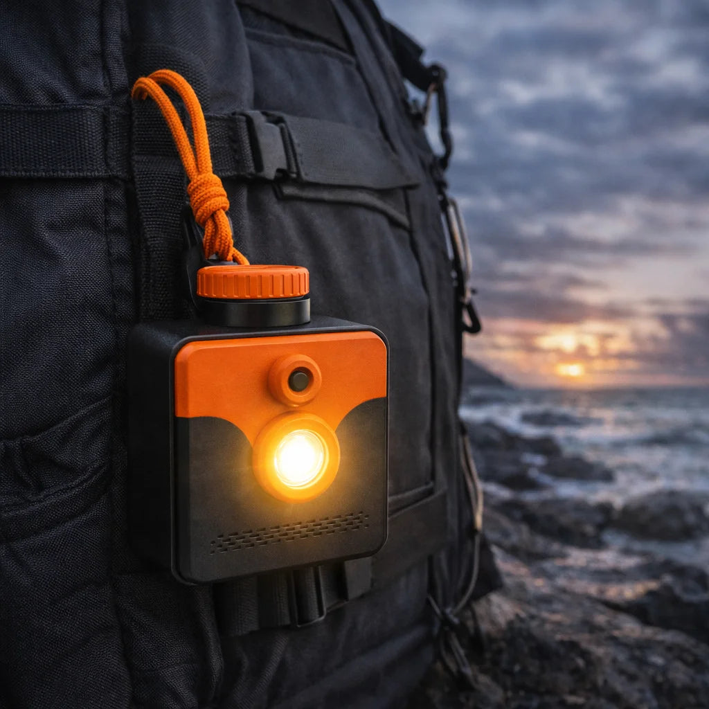 Disposable Salt Water Lamp Outdoor Portable Lantern Garden Tent Camp Backyard Fishing Camping Light Used for 300-400 Hours
