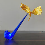Golden Dragon Blue Fire / With Light / Small