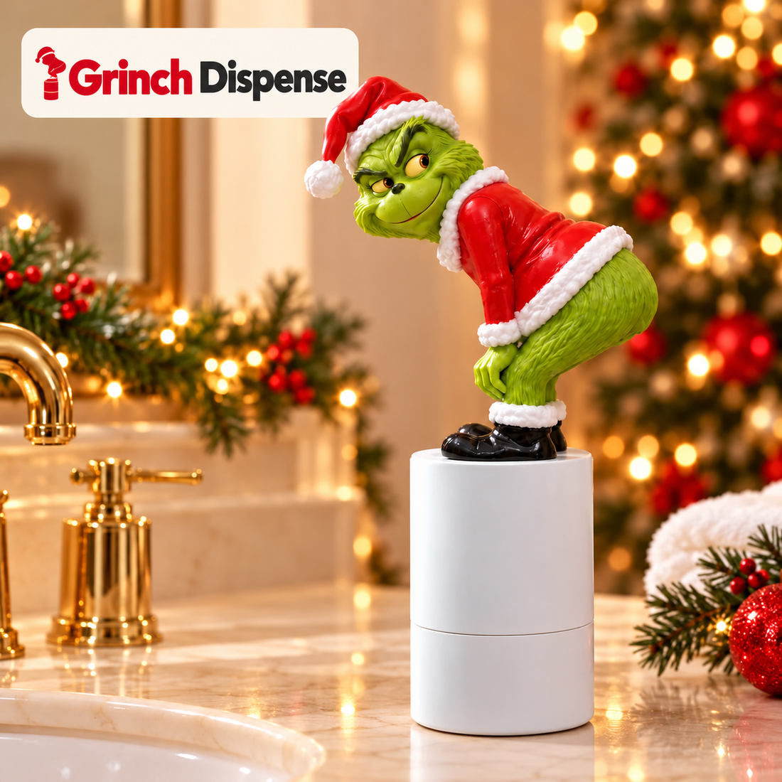 Funny Automatic Toilet Paper Dispenser – Novelty Holiday Gift