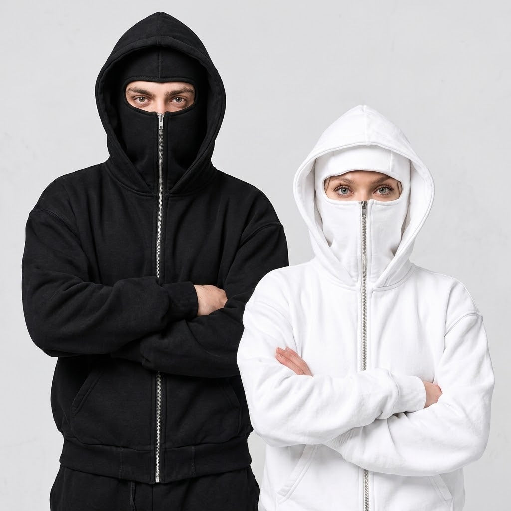 Trendy Fashion Solid Color Hoodie, With Fur Long-sleeve Zipper