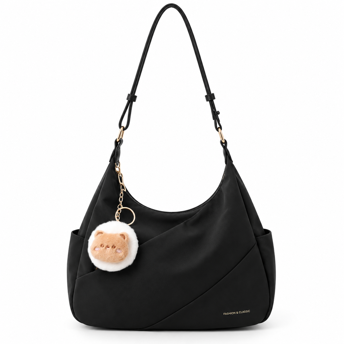 Light-colored Single Shoulder Crossbody Bag