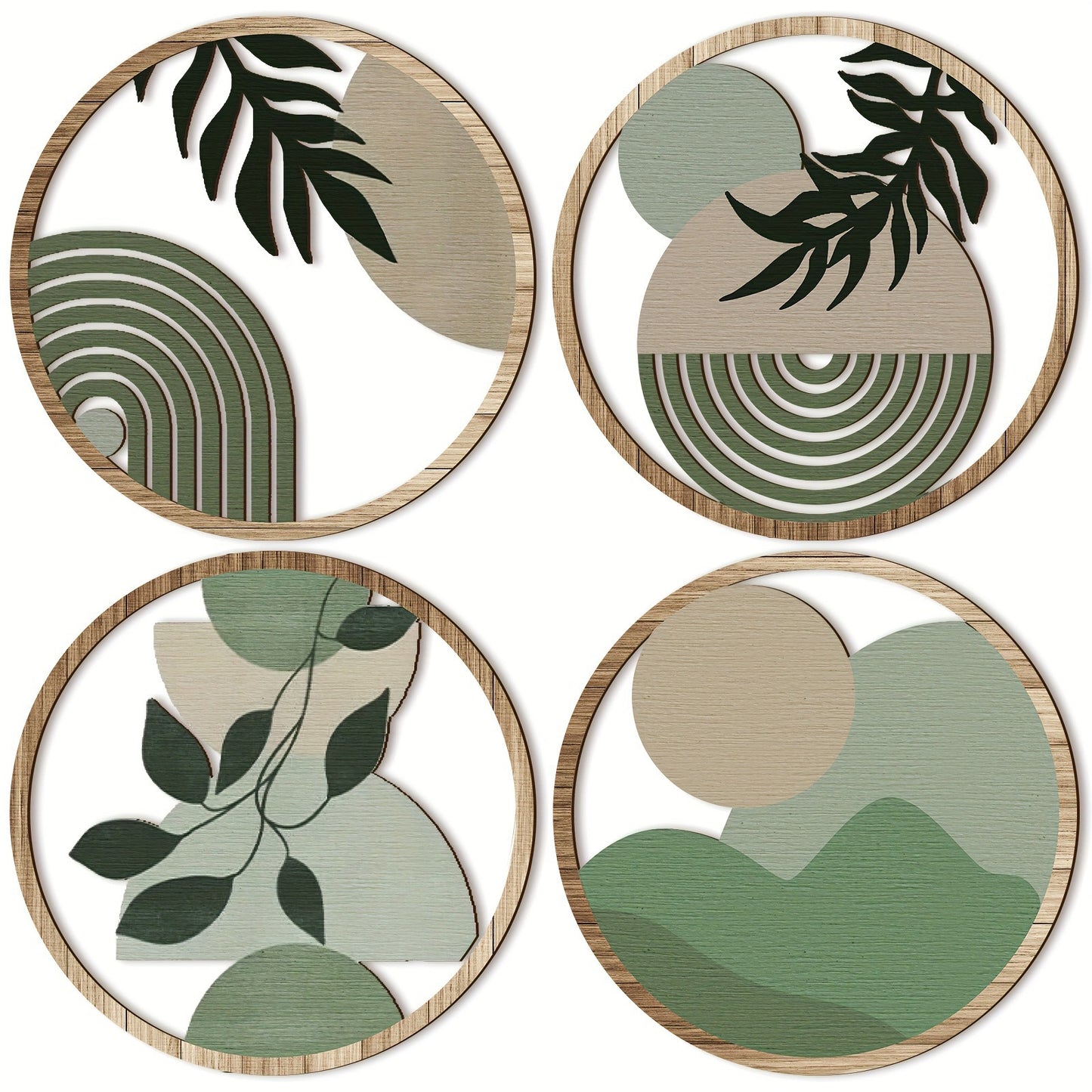 Wooden Art Pendant For Home Decoration